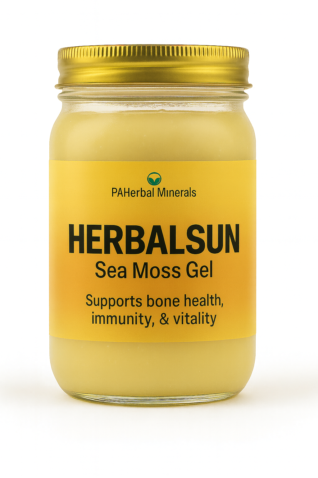 HerbalSun Sea Moss Gel Infused with D3 + K2