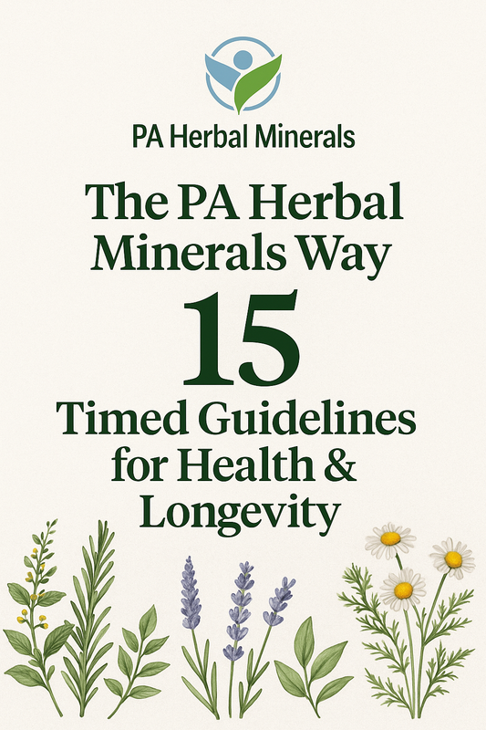 The PA Herbal Minerals Blueprint for Health, Balance & Long Life