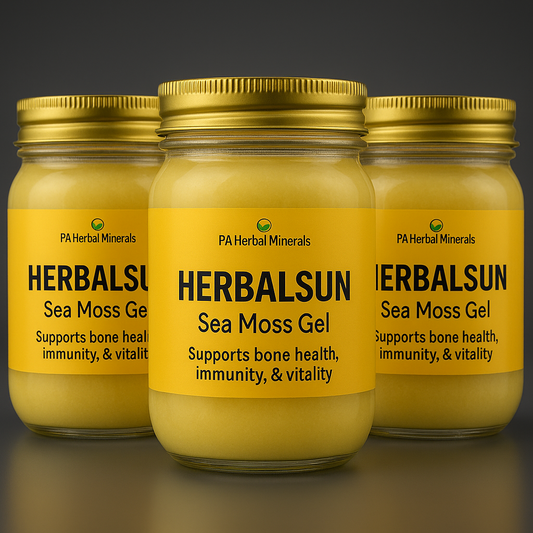 HerbalSun Sea Moss Gel Infused with D3 + K2